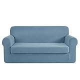 SUPERIOR-STOFF: 85% Polyester, 15% Elasthan, macht unsere Sofabezüge dehnbarer und langlebiger und sorgt für gute Funktion und Komfort. Verschiedene bezaubernde Farben stehen zur Verfügung, um Ihr Sofa zu dekorieren. Mit einem solchen Sofabezug schützen Sie Ihr Sofa nicht nur vor Flecken und Flecken, sondern verleihen Ihrem Sofa auch einen neuen Look, wenn Ihr Sofa ein bisschen kaputt aussieht oder nicht so neu.