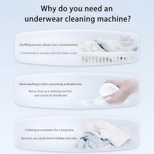 Tragbare Mini-Waschmaschine und Schleudertrockner, vollautomatische kompakte Waschmaschine für Unterwäsche, Feinwäsche und Reisen
