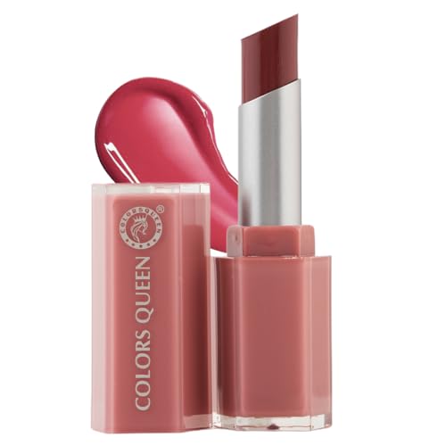 Image of Colors Queen Gloss Stick | Lightweight & Non-Sticky Lip Gloss | Smooth 8 Hrs Hydrating Formula | High Shine Lipstick for Women Enriched with Shea Butter, Vitamin E & Squalane (06 - Marsmallow, 3.6g)
