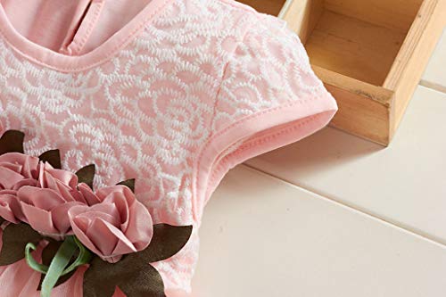 Vestido de princesa franzido para bebês meninas com flores e tule floral para meninas roupas Wander