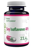 Soja Isoflavone 40% 90 Vegan Kapseln, Laborgeprüft, Hochdosiert, Nicht GVO