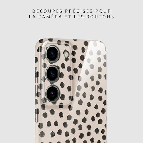 Coque Samsung S23 protection caméra étui rigide imprimé motif points ONEFLOW - 7