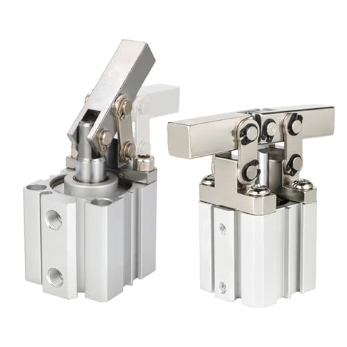 Cilindro neumático JGL-X 32 con brida rotativa de doble efecto 4