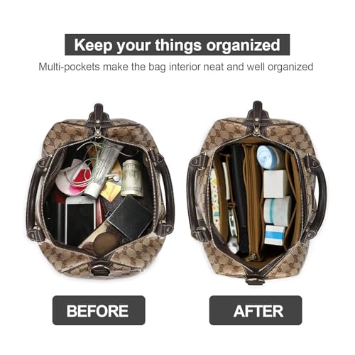 Image of Purse Organizer Insert, Handbag & Tote Organizer, Bag in Bag, Perfect for Speedy Neverfull and More