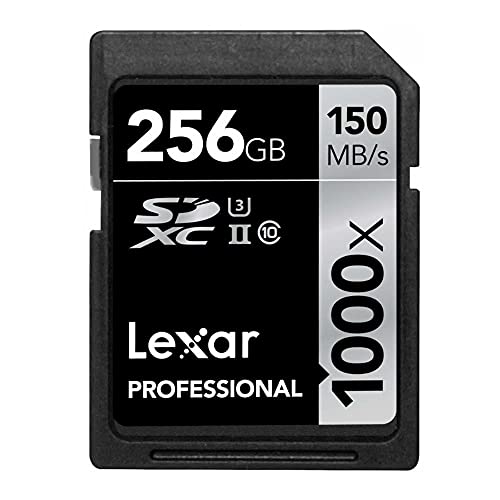 Lexar 256Gb Sdxc Uhs-Ii Memoria Flash Classe 10, Black