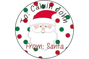 Personalized Christmas Gift Tags from Santa: Make Your Holiday Season Unforgettable with...