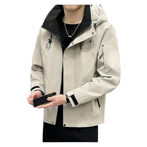 Veste imperméable homme : coupe-vent technique pour le camping et la randonnée en montagne