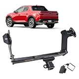 DBXB-RV Class 3 Trailer Hitch Standard 2-Inch Receiver Compatible with 2022-2026 Hyundai Santa Cruz, Multi-Fit Hitch to Receive Ball Mount, Cargo Carrier, Bike Rack, Black Matte Powder Coated. 13486