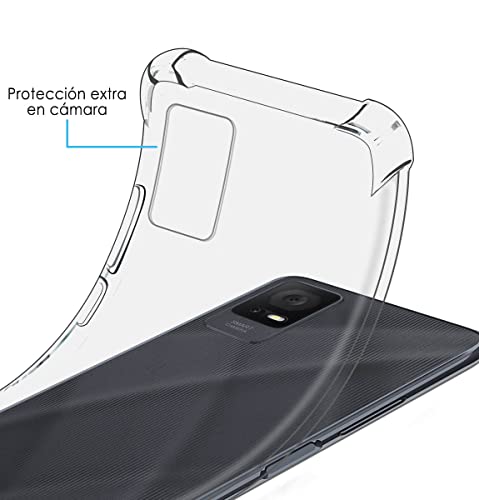 Tumundosmartphone Transparent Anti-Shock Silicone Case for TCL 405 - Image 2