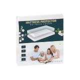 VIVLAS Waterproof Mattress Protector, Premium Soft Mattress Cover Noiseless Mattress Pad No-Slip...