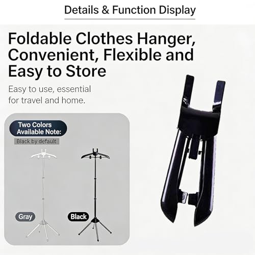Percha de vapor para ropa con soporte estable y altura ajustable para planchado vertical 5