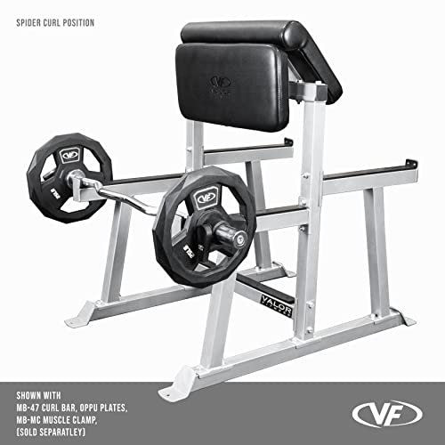 Valor Fitness Cb-5 Arm Curl/Preacher Curl Bench Used For Strictly Curls Used With Ez Curl Bar (Sold Separately) #TOP7