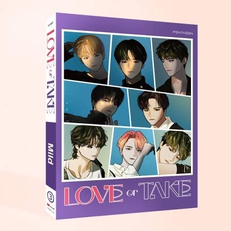 PENTAGON [ Love or Take ] 11th Mini Album [ Mild Ver. ] 1ea CD+1ea Special Cover+96p Booklet+1ea Lyric Paper+1ea Mini Poster+1ea Special Plastic Sheet+2ea Photo Cards