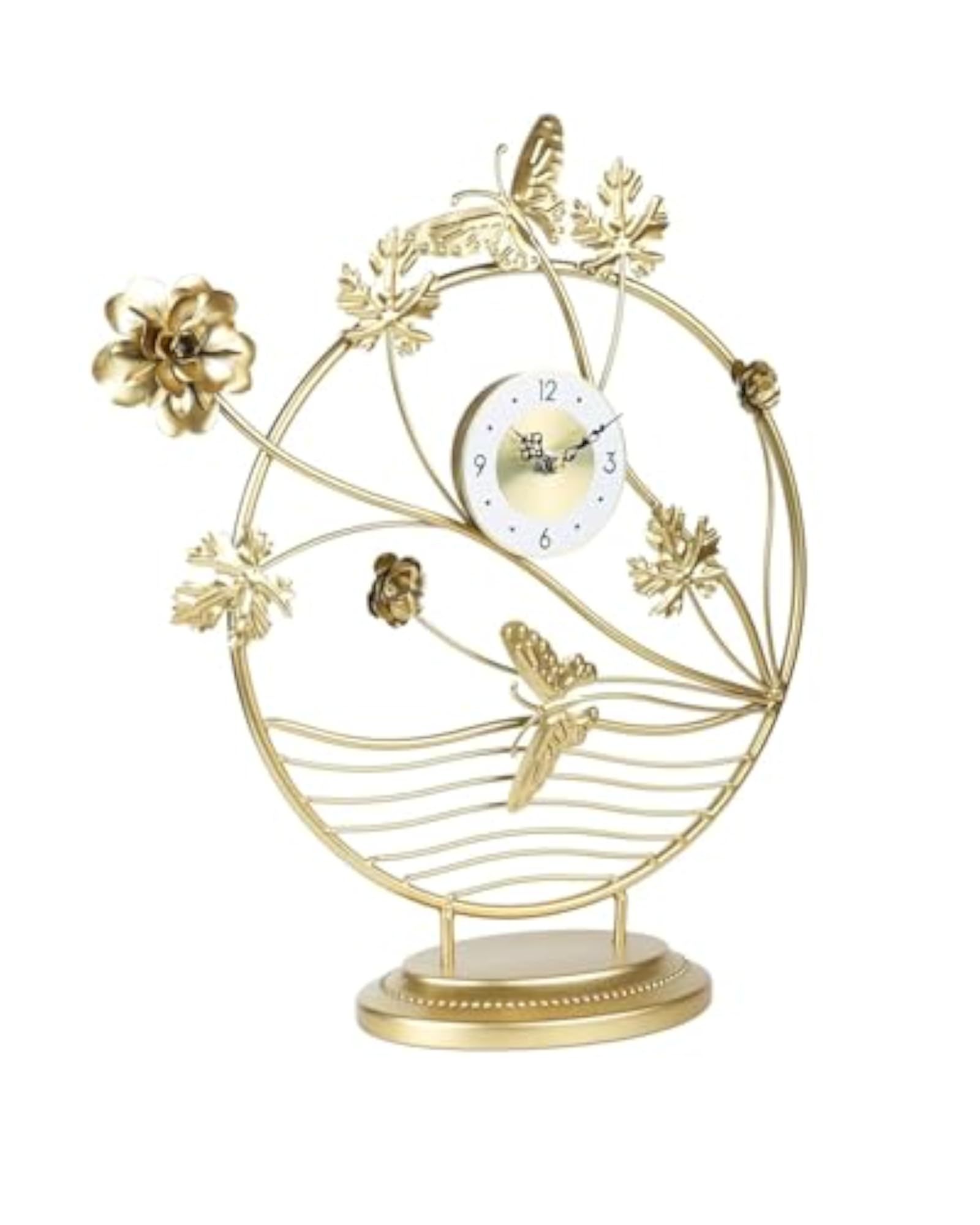 Silent Hanging Clock Room Decoration Metal