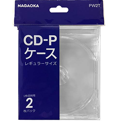 【新品未使用】NAGAOKA　CDケース　スリムタイプ　1箱（10セット入り） Amazon.co.jp: ナガオカ 12cmCD・プラスチックケース（レギュラー