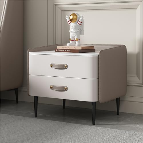Rangement de chambre pour petits espaces grâce à la table de chevet 2 tiroirs