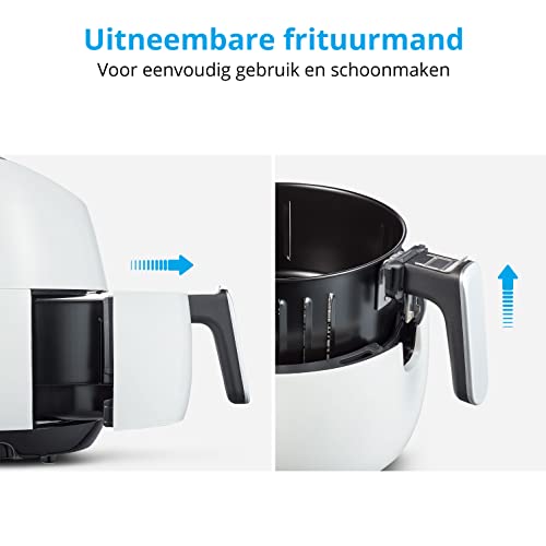 XXL Airfryer MD 19279, Vetvrij frituren, Digitaal bedieningspaneel, 8 Automatische programma's, 2000W Vermogen - Afbeelding 6