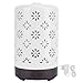 Dyfuzor olejków eterycznych - 100 ml dyfuzor ceramiczny dyfuzor zapachowy dyfuzor olejków eterycznych Ultradźwiękowy nawilżacz do domu UE 100-240 V