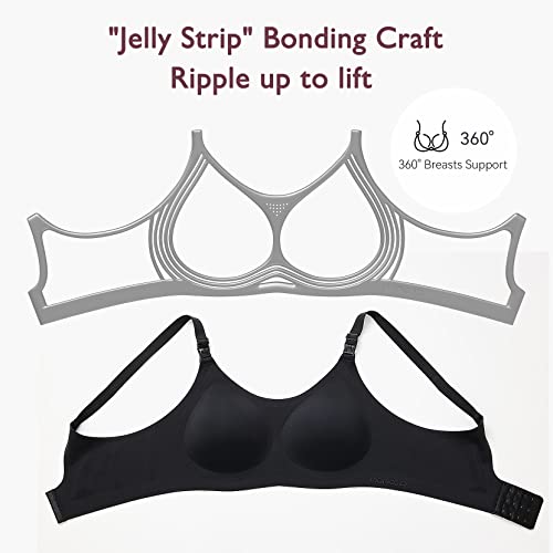Momcozy Nursing Bras for Breastfeeding, FB016 Jelly Strip Support Comfort Maternity Bra, Full-Coverage Seamless Wireless Bra3