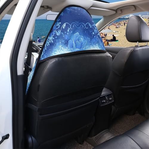 Image of Starfish Sea Car Seat Cover Protector Front Seats Only Universal Fit High Back Seat Covers for Cars Easy to Install Waterproof Soft Auto Seat Covers Anti-Slip