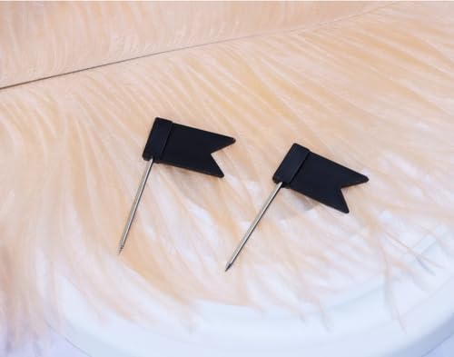 Tupalizy 50 peças de alfinetes de bandeira para mapas de viagem, tachinhas de plástico com ponta de