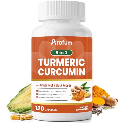 Turmeric Supplement – Complex Herbal Formula with Ginger, Artichoke, Fennel