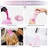 4PCS Root Comb Applicator Bottle 6oz,Hair Oil Applicator with Graduated Scale, Hair Oiling Bottle Brush for Home or Salon Use(4 Colors