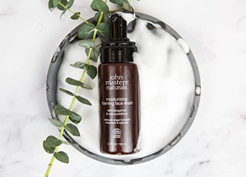 John Masters Organics Moisturizing Foaming Face Wash With Bergamot & Sea Buckthorn #TOP3