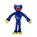 Hotime Poppy Playtime Huggy Wuggy en peluche, Poppy Playtime Blue Monster Toy Cartoon Doll Soft Plush Gift for Kid and Fans (Bleu-2)