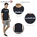 Quiksilver Men's Swimwear Regular Fit UPF 50 Short Sleeve Sun Tee Rash Guard Shirt, Navy, Medium