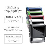 Custom Address Stamp, Custom Return Address Stamp, Choose from The 8 Classic Designs and 15 Ink Color