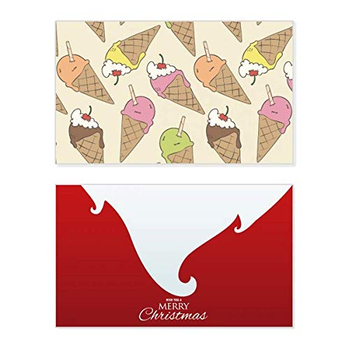 Carte de Noël vintage gourmande au chocolat à offrir pour des fêtes uniques