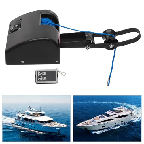 Winche eléctrico para ancla marino 12V 35 lbs miniatura 7