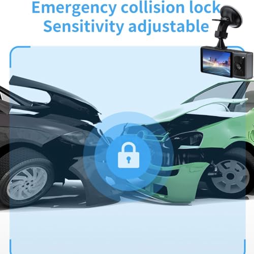 Image of Maizic Smarthome Navic TriX WiFi 3-Channel Dash Cam | 1080P HD | 3 inch Display | Front+Rear+Cabin | 170 Wide Angle | Motion Detection | Loop Recording | Parking Mode | G-Sensor | App & SD Card Support