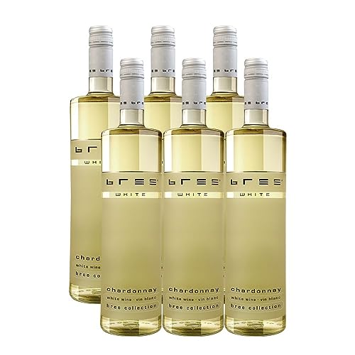 Bree Chardonnay Weißwein IGP halbtrocken aus Frankreich 6er Pack (6 x 0.75 l)