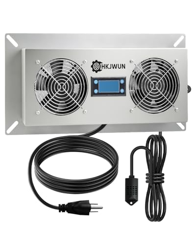 220CFM Crawl Space Ventilation Fan with Temperature Humidity Controller