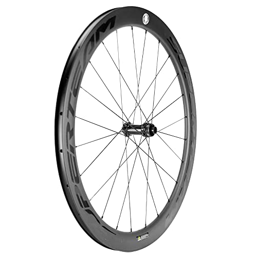 Superteam Carbon Disc Wheelset 50C-25 700C Clincher Center Lock Thru Axle (Transparent, Center Lock) #TOP2
