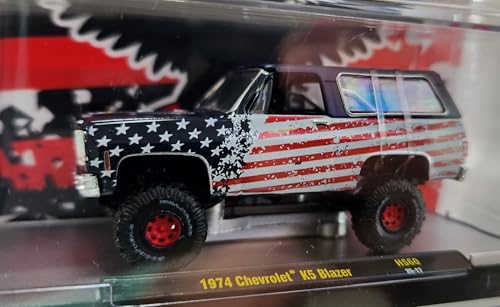 M2 Machines Hobby Exclusive 1974 Chevy K5 Blazer Iron Eagle 1:64 miniatura 2