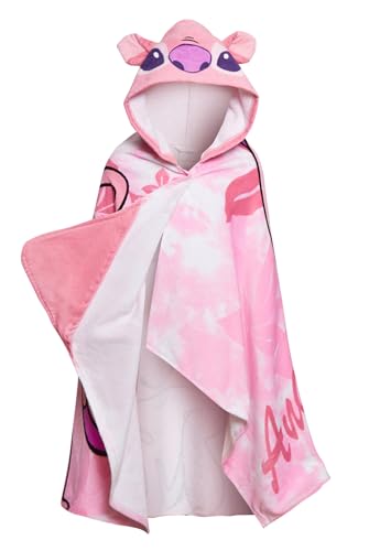 Serviette à capuche Stitch contre le froid sortie de bain - 2