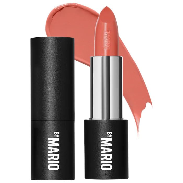 Makeup B-M - Satin Lipstick - Hydrating & Moisture, Long-Lasting Satin Finish, Smooth, Creamy Application, Non-Drying, Lip-Conditioning Texture - Color: Soho - (soft coral)