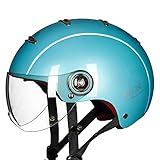 ❤ 【MULTI TAGLIE】: questo casco è adatto sia per uomini che per donne. La taglia del casco può essere facilmente determinata misurando la circonferenza della testa sopra le sopracciglia. Il sottogola regolabile può regolare la tenuta del casco.