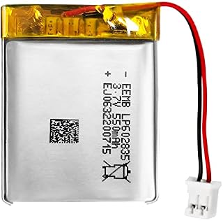 EEMB 3.7V 550mAh 602835 Bateria Lipo ładowalny litowy polimerowy ze złączem JST - Upewnij się, że polaryzacja urządzenia pasuje do akumulatora przed zakupem!!!