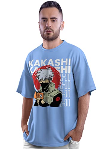 Image of crazymonk Naruto Kakashi Make Out Tactics Naruto Anime Oversized T-Shirt