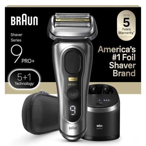 脱毛・除毛 BRAUN Series9 Braun Series 9 PRO+ Electric Shaver for Men with Precision Long