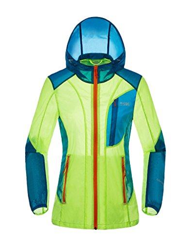 Chaqueta de secado rápido Makino para protegerse del sol y el viento en senderismo femenino
