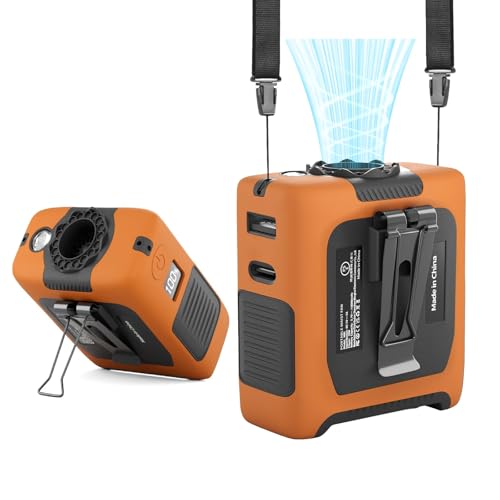 Ventilateur de cou portable FANSYJKJ contre la chaleur longue autonomie 5 vitesses
