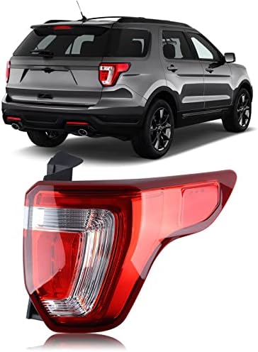 Duolctrams Brake Tail Light Rear Lamp Assembly Right Passenger Side Compatible with 2016 2017 2018 2019 Ford Explorer FB5Z13404A FO2801251