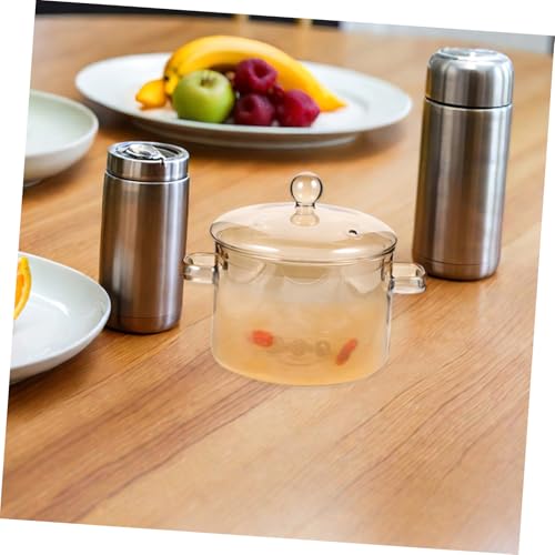 Pot à soupe multifonction en verre pour cuisson nouilles et pâtes