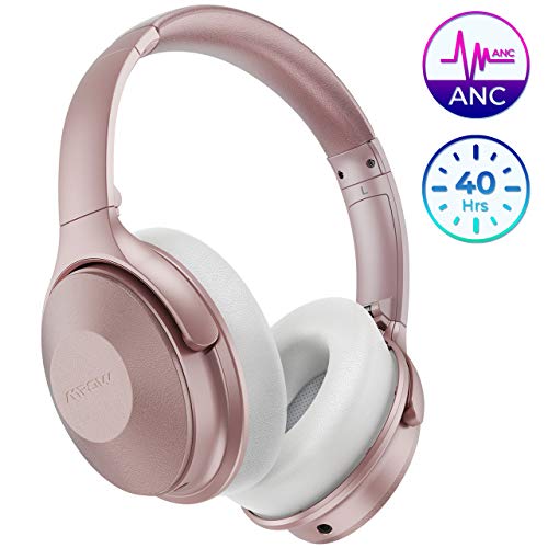Mpow Active Noise Cancelling Headphones, H17 New Bluetooth Headphones Over Ear with 40H