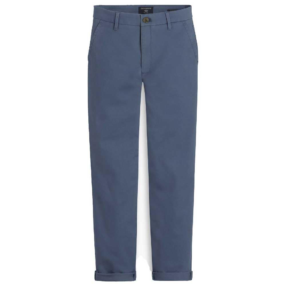 Dockers Women's Weekend Chino Slim Ankle Pants, Vintage Indigo, 31 W
